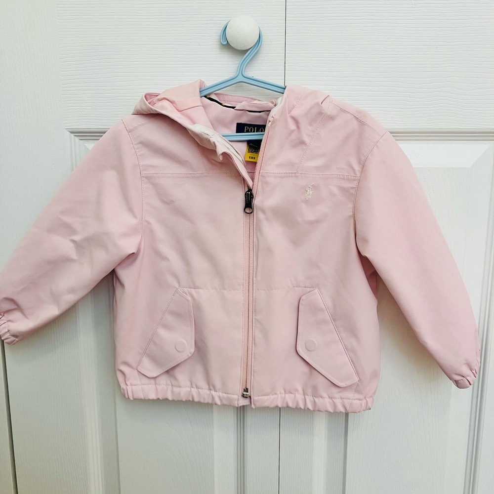 Polo Ralph Lauren 2T Girls Jacket Pink Boys P-Layer Hooded Jacket Toder Outfit
